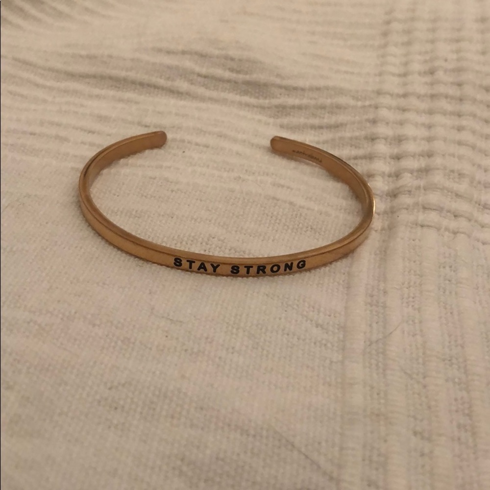 Motivational Bangles: “STAY STRONG”